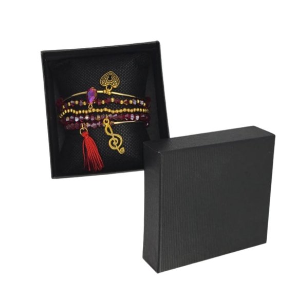 Crystal Red Handmade Semanario Bracelets - Picture 8 of 8